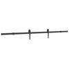 Vidaxl System for Sliding Door Installation, 213.5 Cm, Steel, Black