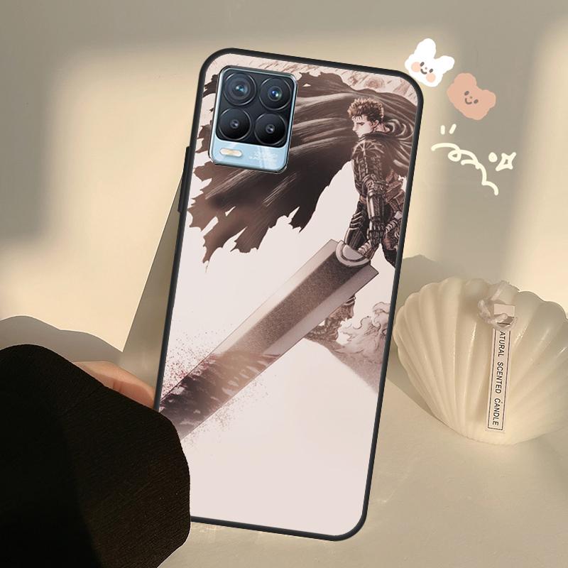 Berserk Guts Anime Per OnePlus 10 Pro 9 Pro 8T Nord2 9R Custodia Per Realme GT 2 Pro 7 8 GT Neo2 9i 8i C21 Coque