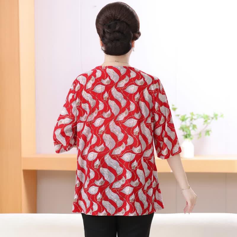 Langsha Women's Plus Size Slimming Thin Summer T-Shirt