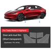 For Tesla Model 3 Highland  2024 Door TPU Anti-mud Protective Film Model 3+ Clothing Covers Headlamp Tail Lamp Black Films