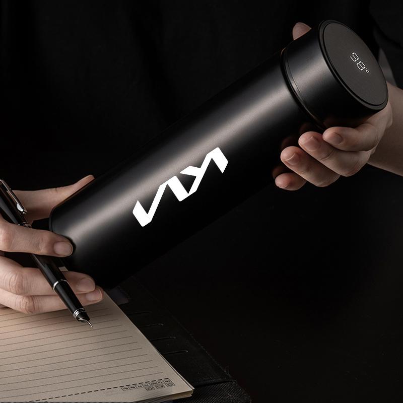 500ml Portable For Kia Sportage Ceed Picanto Rio ProCeed Forte K7 KN Car Smart Thermos Bottle Temperature Display Cup ljcmw22