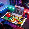 Custom Name Personalized Game Rainbow Friends Pattern Mousepad, Laptop PC Desk Mat, Decorative Desk Mat for Home Keyboard Pad Gift