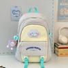 Nylon Letter Backpack For Girls With Reducing Burden And 14in Laptop Storage For Daily Use