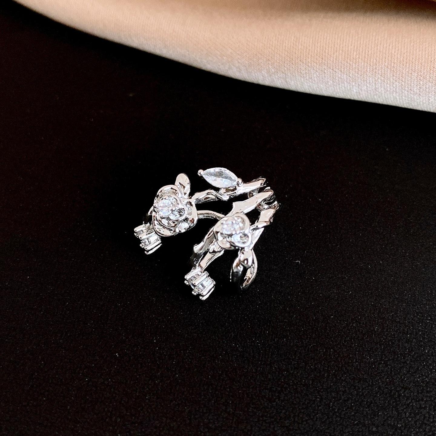 Французский холодный ветер циркон цветок звезда ушные клипсы женские без прокола изысканные серьги серьги