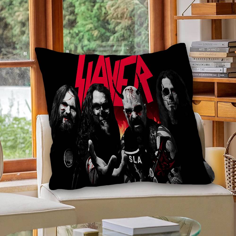 Slayer Heavy Metal Band Music Personalized Pillow Dust Cover Bedroom Kids Party Decoration Pillowcase Birthday Children Gift