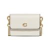 1 Serie Porta Carte Minimalista C Logo Patta Catena Borsa a Tracolla Portafoglio Borsa a Tracolla da Donna Bianca C6718-B4HA