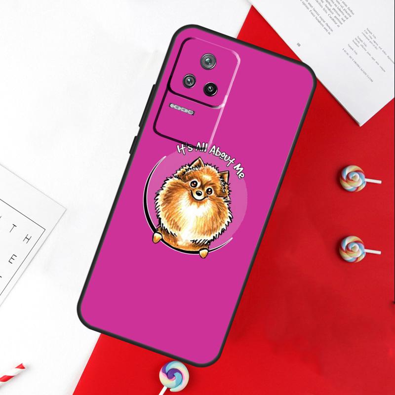 Pomeranian Watercolor Dog Cover For Xiaomi 13T 11T 12T 14T Pro 13 14 15 Ultra POCO X7 Pro X3 X5 X6 F5 F6 M6 Pro Case