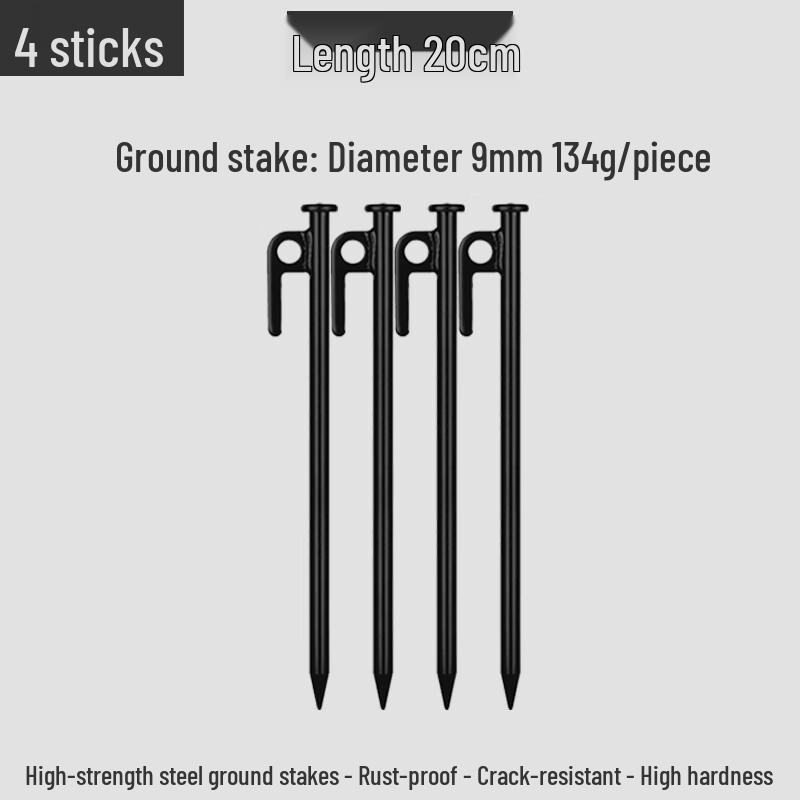 Yunpo Outdoor Stainless Steel Tent Ground Stakes