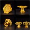 1 Piece Lotus Offering Plate Smooth Finish Fruit Snack Tray for Temple Use Vintage Buddhist Worship Supplies Easy Clean Design