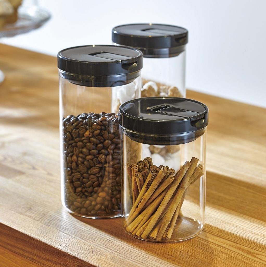 Hario Coffee Canister L Black MCN-300B
