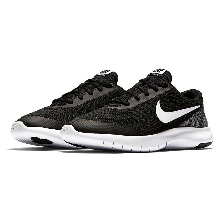 Nike Flex Experience RN 7 Comfortable Fabric Shock Absorption Breathable Low-Top Casual Running Shoes Women Sneaker Black White 943284-001