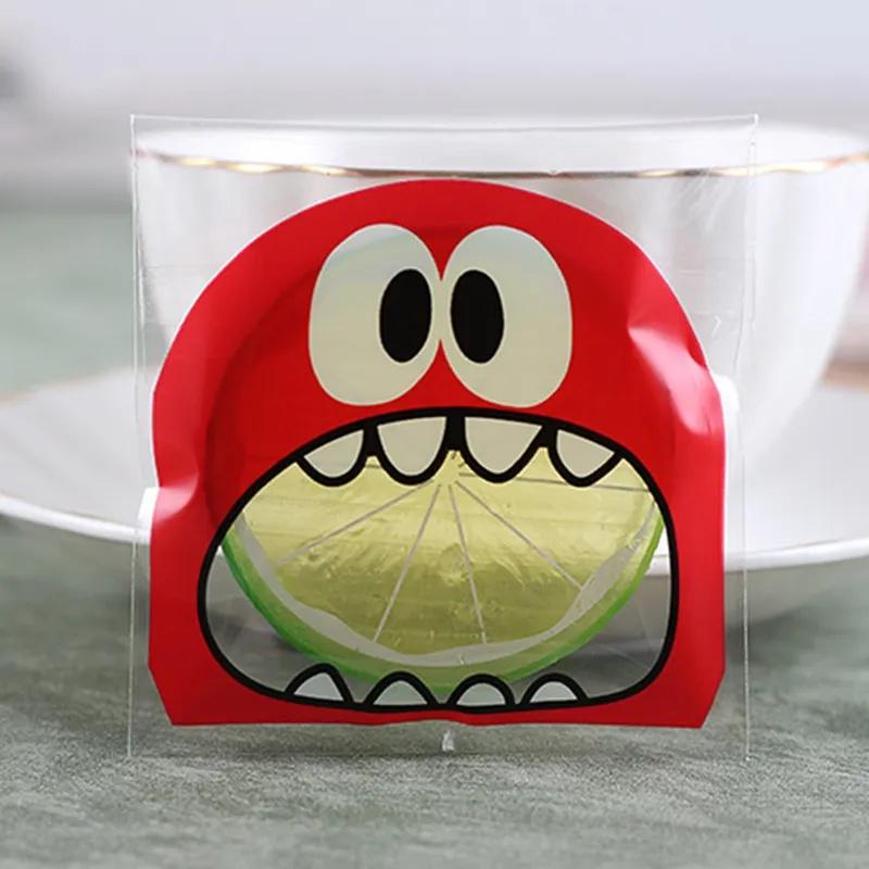 100PCS/SET Cake Bags for Packaging Biscuit Cookies, Wrapping Plastic Candies, and Baked Goods