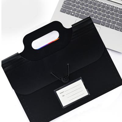 13 Pockets Expanding File Folder with Handle Portable Accordion File Organizer  A4 Document Folder for Office and School