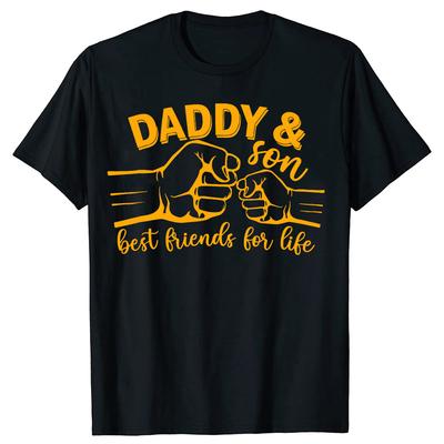 Funny Daddy Dad Joke Proud Father of A Few Kids Tshirts Men Print Tshirt Loose Oversized Streetwear Hip Hop Unisex T Shirt
