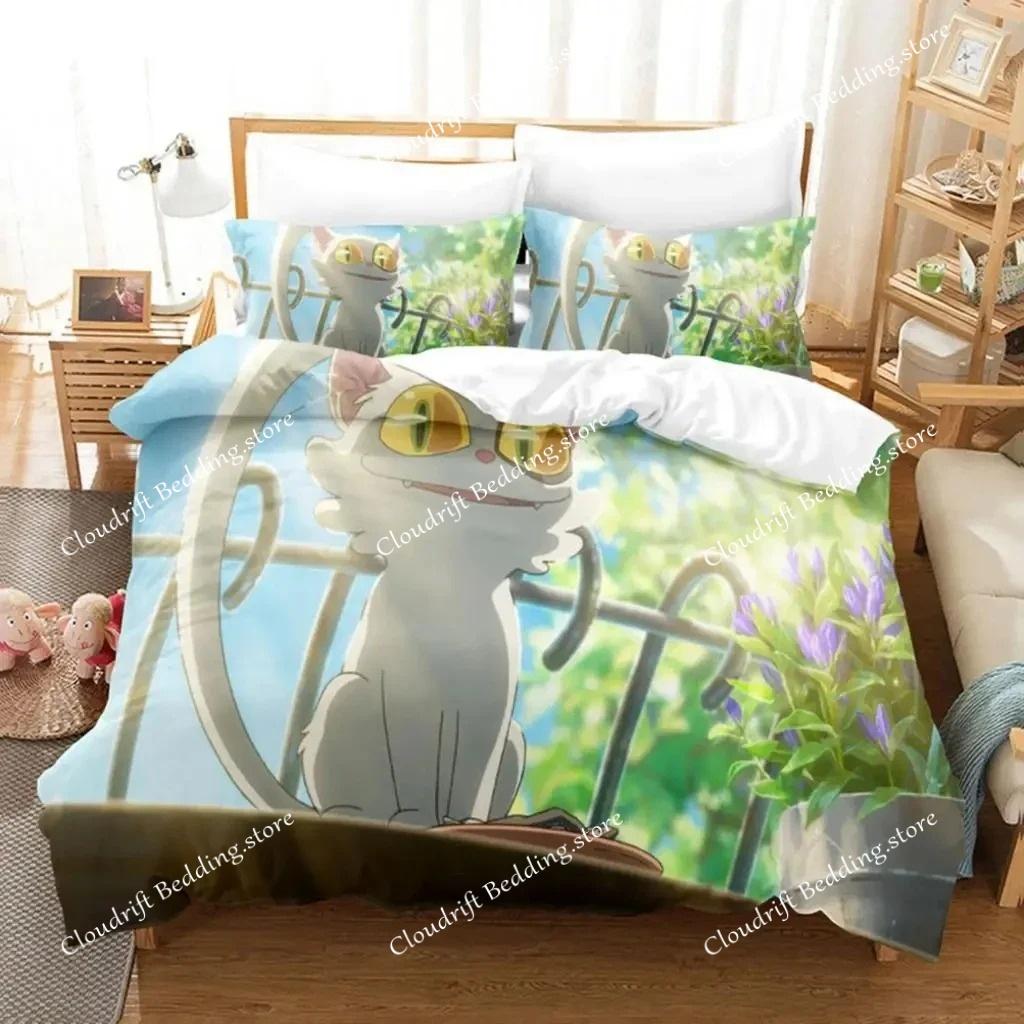 Anime Movie Suzume No Tojimari Bedding Set Boys Girls Twin Queen Size Duvet Cover Pillowcase Bed Kids Adult Home Textileextile