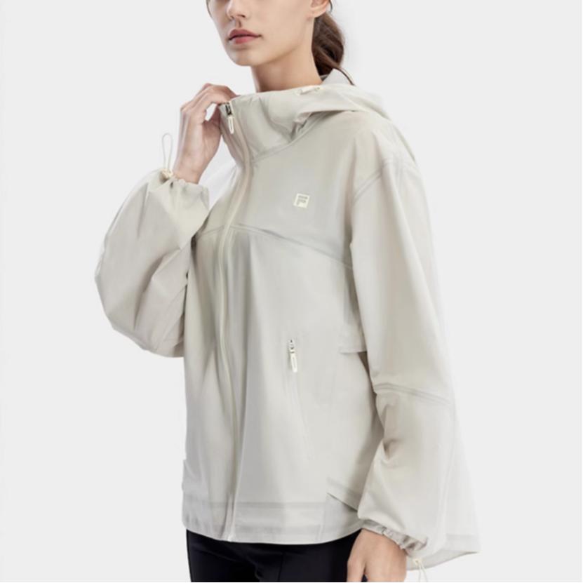 New FILA Jacket Women's Asparagus White A11W327705F-IV