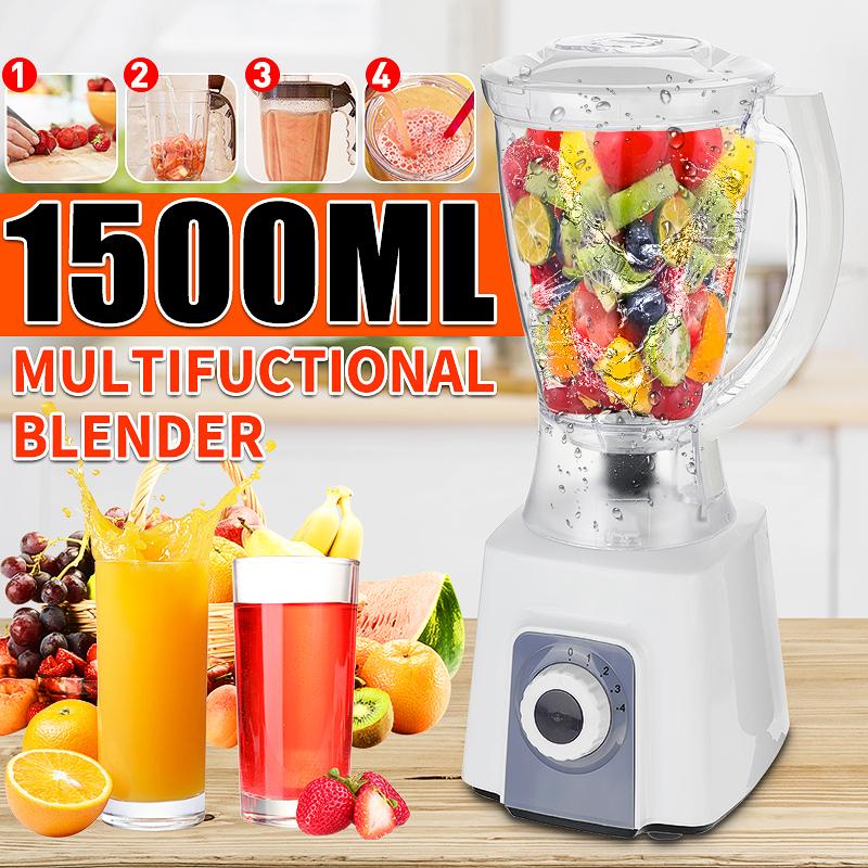1.5L Electric Juicer Machine 300W Mini Food Processor Juicer Grain Grinder Baby Food Maker Multifunction Personal Blender Mixer