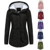 Women Winter Cotton Padded Coat Thickened Velvet Casual Hooded Jacket Autumn Warm Coat