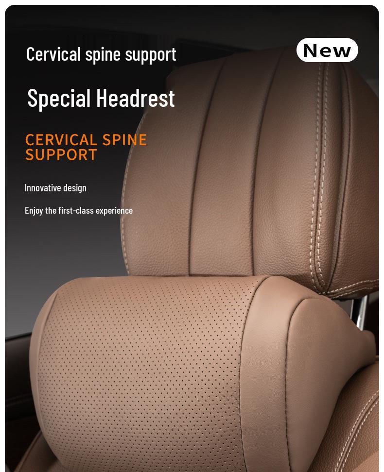 Car Headrest and Lumbar Support Pillow Set