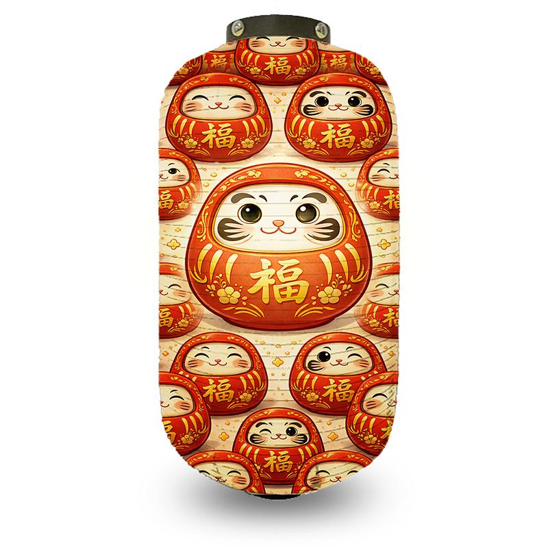 Japanese Maneki-neko Hanging Lantern for Hot Pot Restaurant Bistro Sashimi Cuisine Ramen Sake Lantern Outdoor Festival Decor