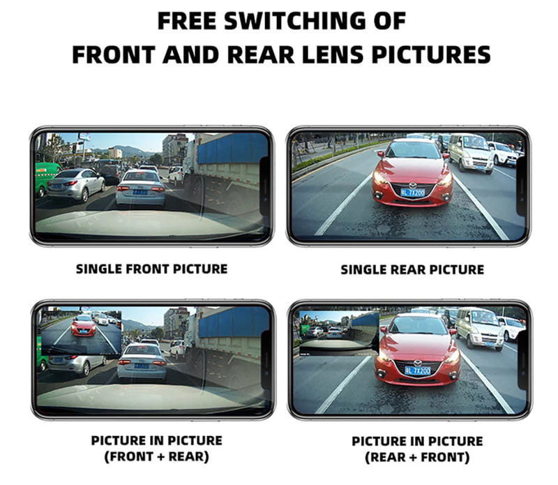 DVR pentru mașină Full HD 1080P Cameră de bord Cameră de bord Conducere Înregistrare video Cutie neagră Cameră de bord automată Viziune de noapte Accesorii auto Registrator