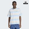 Summer Glow STripe Crew Neck T Kx1268