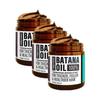 3-Packs Unrefined Batana Oil for Growth, 100% Batana Oil From Honduras, Oil, Helps with Frizz, Split Ends