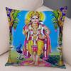 Indian Mythology Shiva Pillow Case Decor Colorful Cushion Cover for Sofa Car Home Pillowcase Short Plush Pliiows Covers