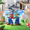 1pc Mario Luigi Adventure Carpet for Playroom Bedroom Living Room Sofa Home Decor,kids Game Area Rug Non-slip Floor Mat Y72915