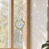 Crystal Sun Catchers for Windows, Colorful Healing Light Crystal Suncatcher, Wind Chimes Pendant, Indoor Outdoor Patio Garden Decor Gifts