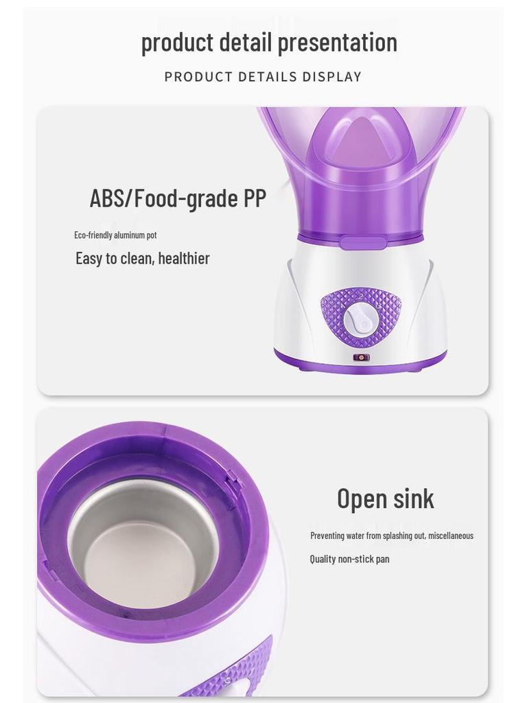 Aromatherapy Facial & Eye Steamer: Hydrating Steam Spray Device