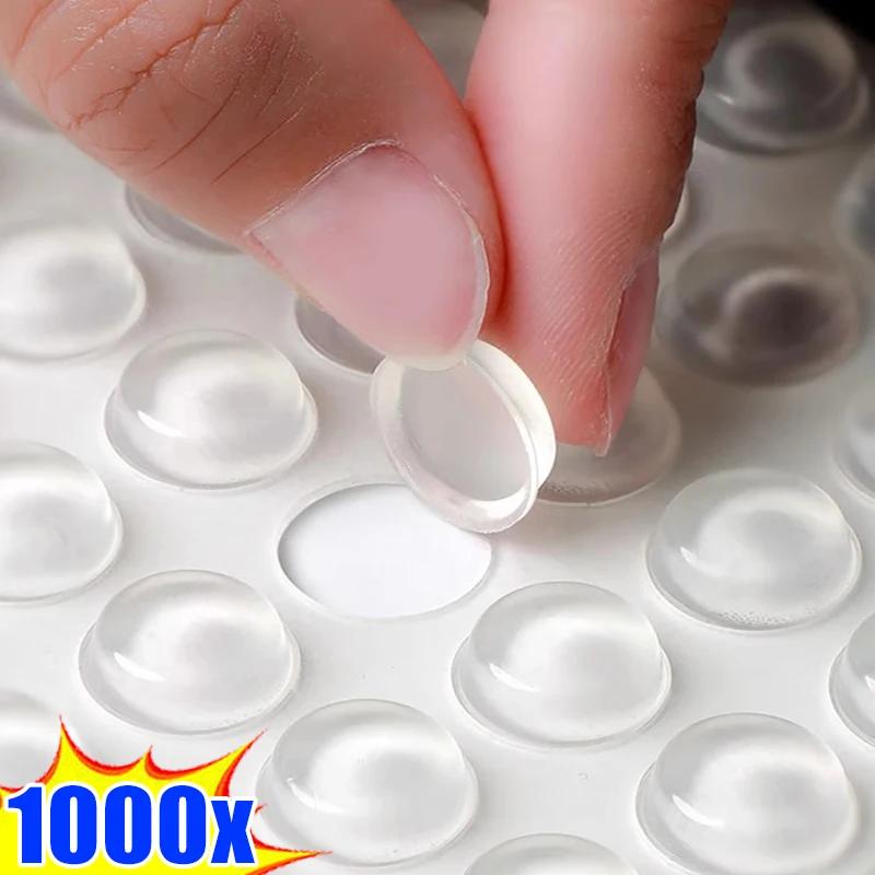 Clear Self-Adhesive Cabinets Bumpers Pads Silicone Door Stop Furniture Drawers Protection Rubber Bumper Buffer Cushion Pads