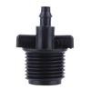 10Pcs 1Celsius2 Inch Barb Tubing Adapter, Plastic Fittings for 4mm 7mm Drip Irrigation Tubing Hose, with Material for Lawn Garden Greenhouse Swimming
