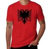 Shqipe - Albanian Griffin T-Shirt Customizeds Aesthetic Clothes Plus Size Tops Black T-shirts for Men