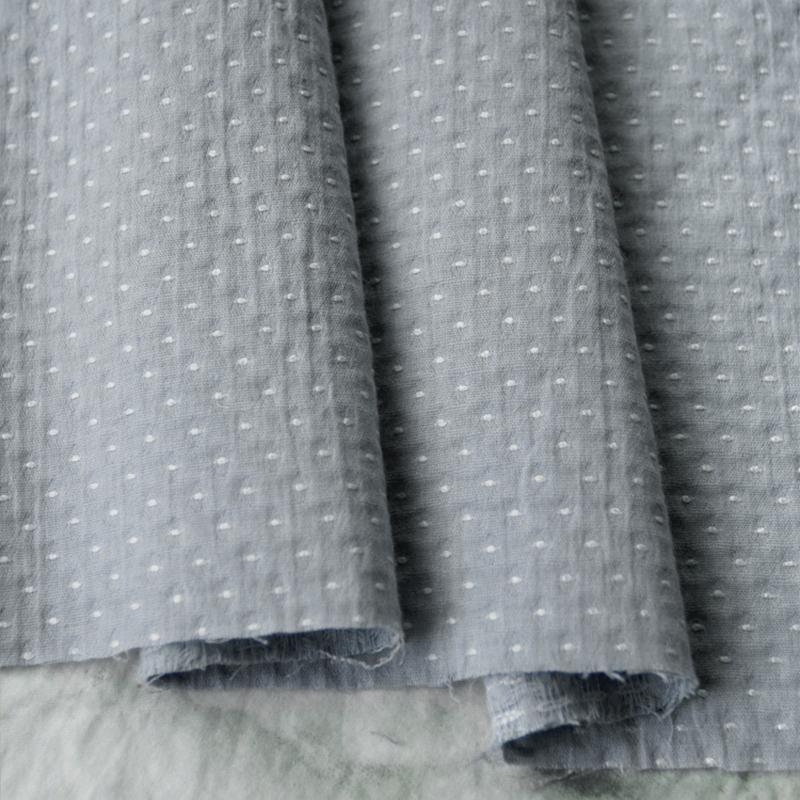 100x140cm Embroidery Dot Jacquard Cotton Fabric For Diy Making Children's Clothing Dress Shirt Garment Doll Clothes