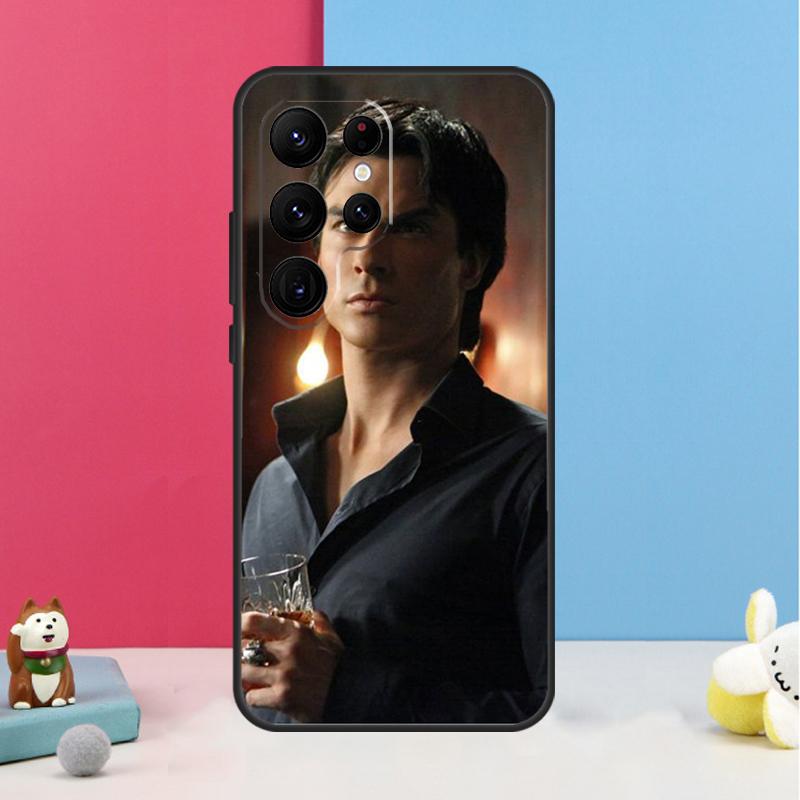 Damon Salvatore Vampire Diaries Case For Samsung Galaxy S24 S26 Ultra S20 S21 S22 S23 S25 Plus S10 S25 FE Back Cover Shell