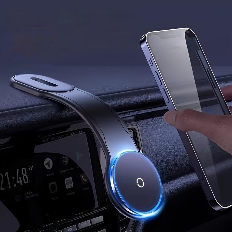 

1 car mobile phone holder, magnetic attraction, new folding type, navigation support in the car, fixed on the dashboard on the car, universal type