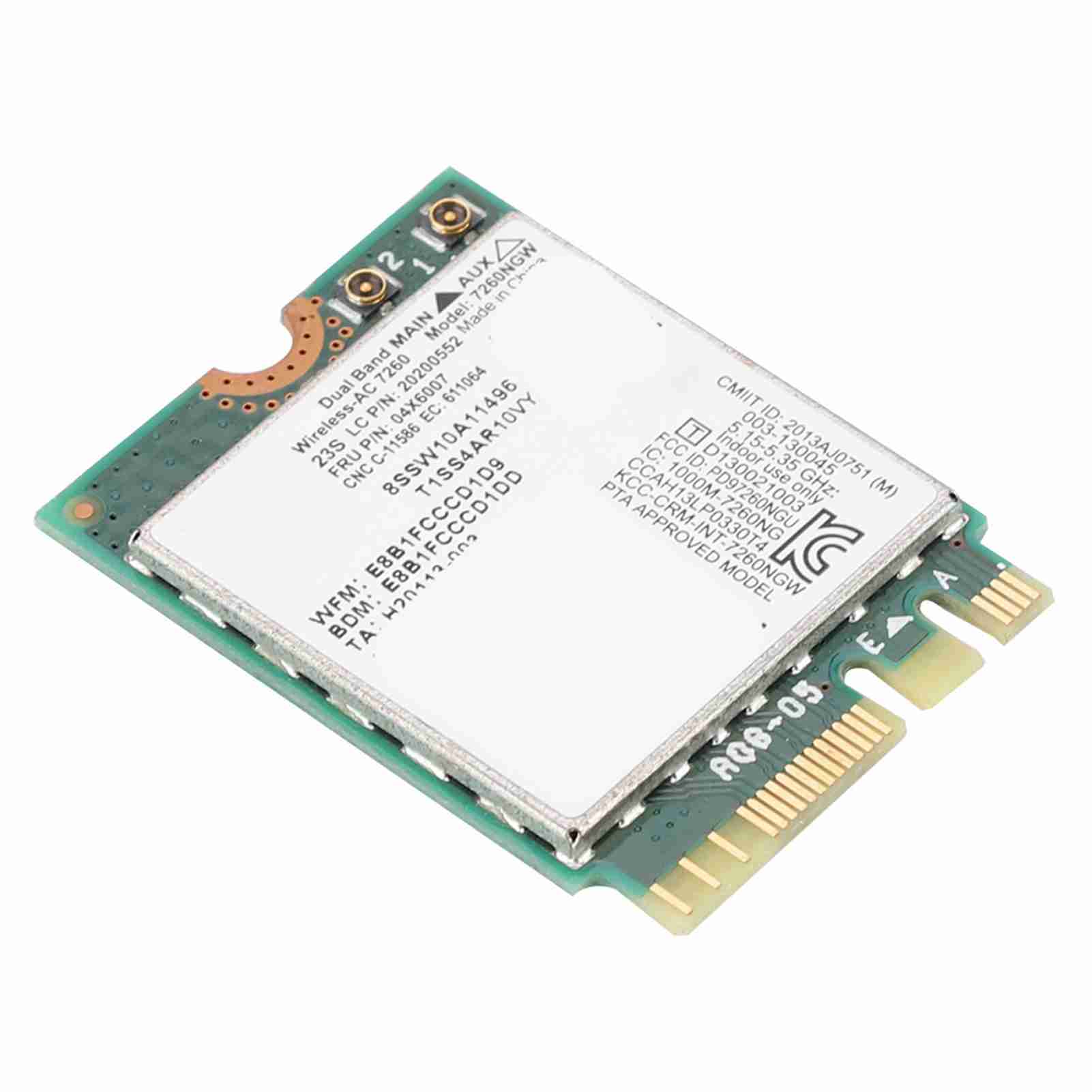 

Dual Frequency Wireless Network Card for Intel 7260 AC 867Mbps Special for Lenovo ThinkPad