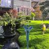 Solar Fluttering Hummingbird Creative Simulation Auto Flying Hummingbird Artificial Feather Random Color Garden Ornaments