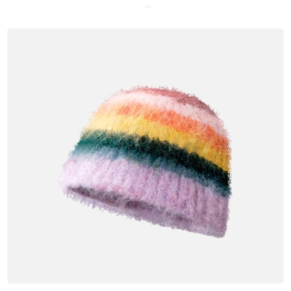 Dopamine Basin Cap Warm Winter Caps Y2k Knit Beanies Women
