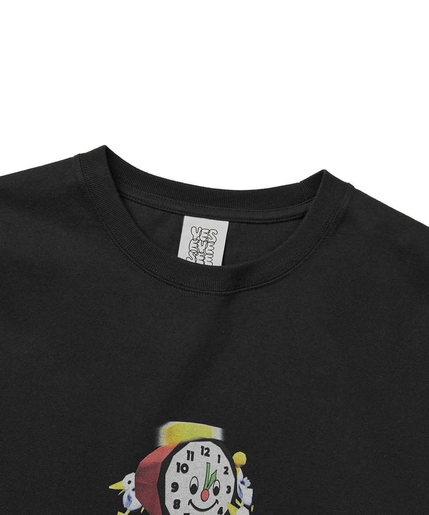 YESEYESEE Y.E.S Wake Up Tee Black