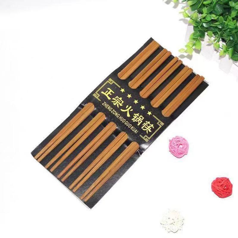 Five Pairs of Hot Pot Chopsticks, Ten Pairs of Upside-down Chopsticks, and Movable Bamboo Chopsticks