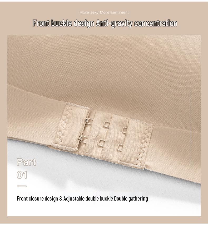 Echter trägerloser Anti-Rutsch-Bandeau-BH für kleine Brüste mit schönem Rücken - Ideal für Hochzeitskleider