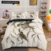 Cartoon Bird Print King Queen Duvet Cover Colorful Cute Pet Birds Bedding for Adult Fashion Animal 2/3pcs Polyester Quilt Cover