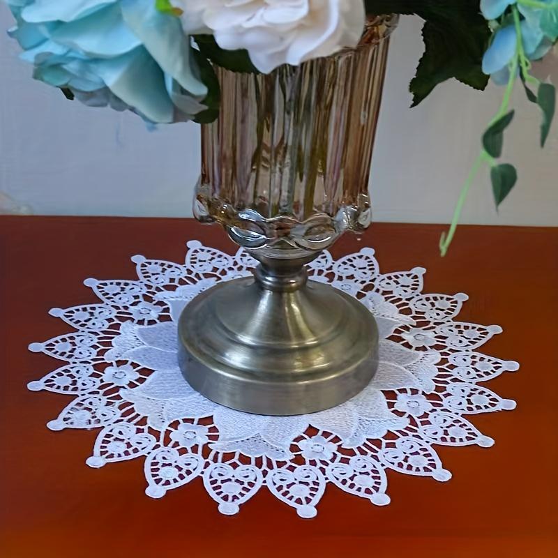 European-Style Round Coasters And Bowl Mats, Fabric Table Mats for Dining, Plate Mats, Vase Mats