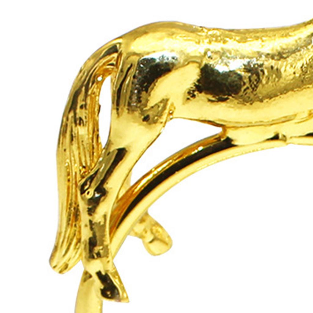 12Pcs Standing Horse Shape Napkin Ring Animal Napkin Ring Holders for Christmas Thanksgiving Banquet Decor