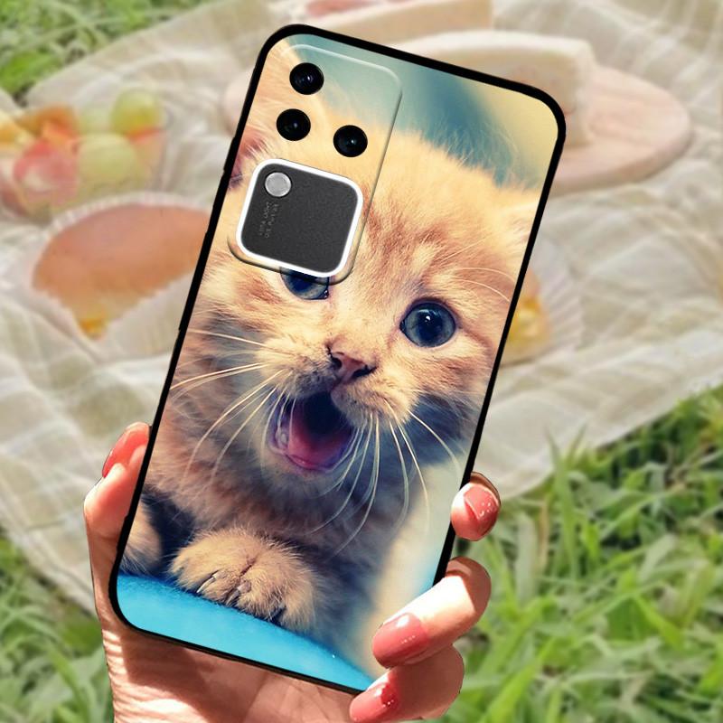 For Vivo V30 Pro Case For Vivo V30 Lite Shockproof Silicone Soft Marble Black Bumper Funda Coque for Vivo V30 V2318 Phone Shell