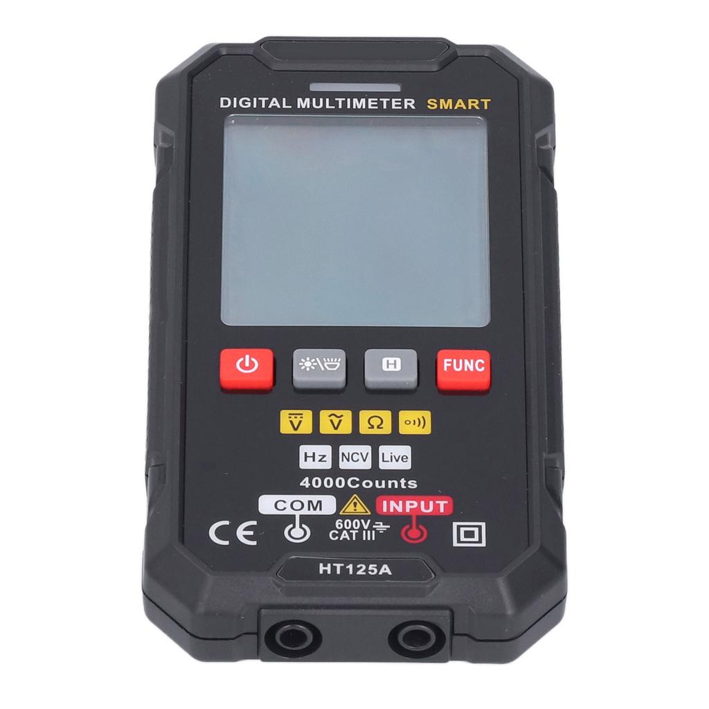 HT125A Multimeter Portable Digital Display Smart Voltage Meter for Industry Factory Home