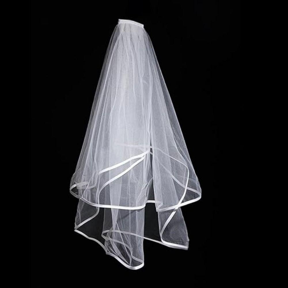 4Pcs/set Veil Bachelorette Party Decor Badge Bridal Wedding Veil  Gorgeous Hair Accessories