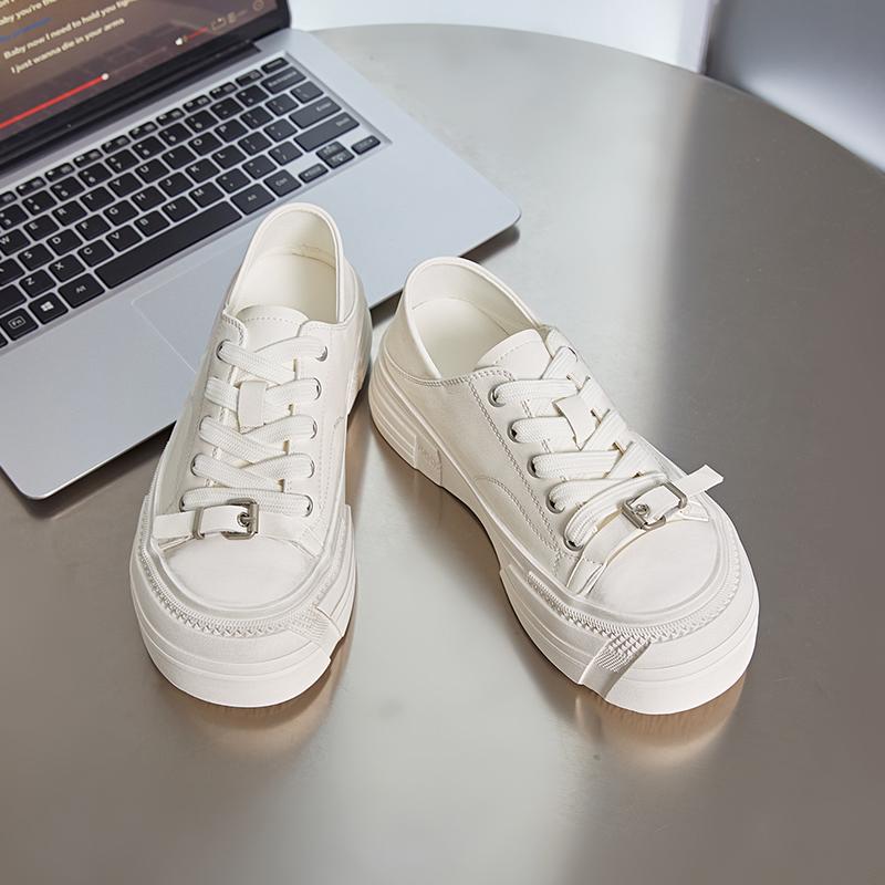 Mode AIYUQI 2025 neue Damen-Sneaker Schuhe Retro dicksohlige weiße Schuhe für Damen Übergröße lässige Skateboard Damen-Schuhe